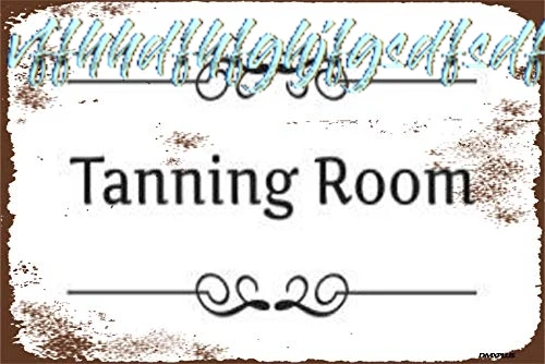 Metal Home Decor Sign Tanning Room Beer Sign Funny Fun Warning Drinking Fashion Decor Bar Poster 8X12Inches sign