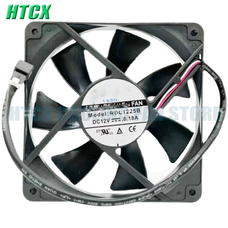 New RDL1225B 24V 0.18A 12025 Silent Chassis Fan