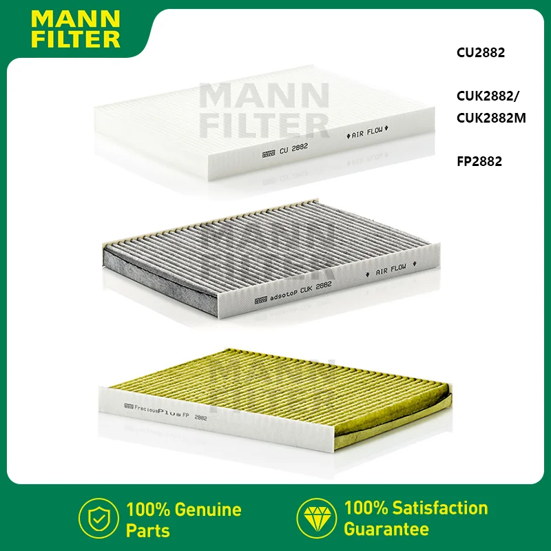 

MANNFILTER CU2882/CUK2882M/FP2882 Cabin Filter Fit VW Passat AUDI TT SKODA Octavia SEAT Leon 1H0091800 8L0091800L 180819638