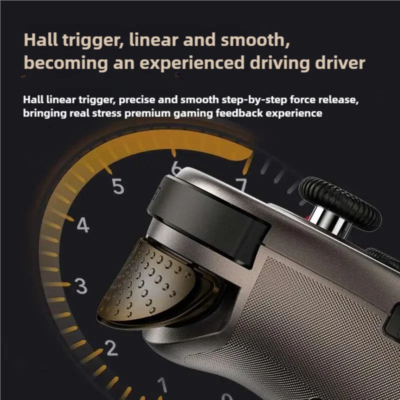 Shanwan novo controlador de jogo do telefone móvel q13 bluetooth gamepad para pc com hall gatilho joystick rotativo joystick para dispositivo móvel