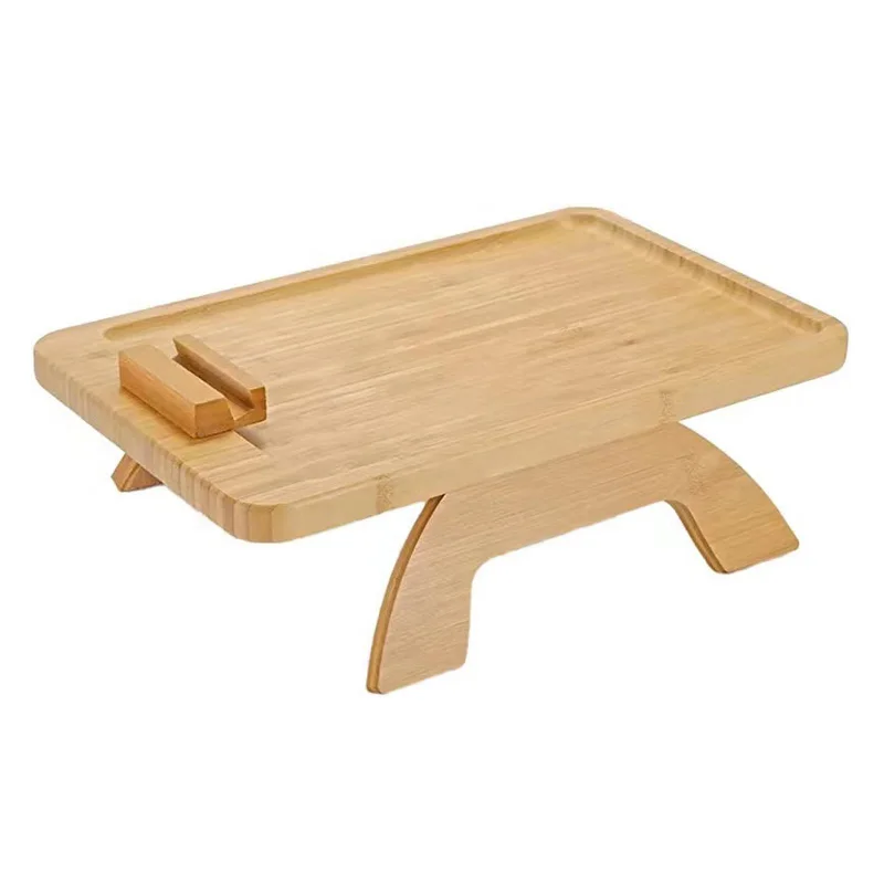 Wooden Lazy Sofa Tray Swivel With Mobile Phone Tablet Stand Dinner Plate Breakfast Inventory High Quality Square Foldable Tray