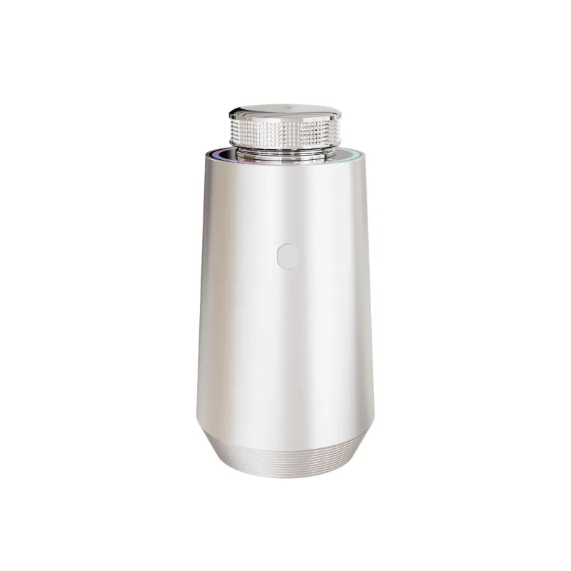 Car Air Freshener, Champagne Gold, Ultrasonic Atomization, Portable, Auto Start‑Stop with Vehicle, Silent Odor Removal