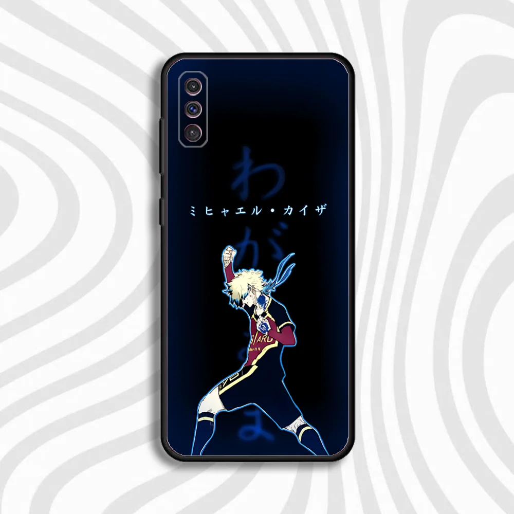 Funda de teléfono Michael Kaiser Anime para Samsung S 25,24,23,22,30,21,10,9,Ultra,Plus,Lite,FE,4,5 G, funda blanda negra