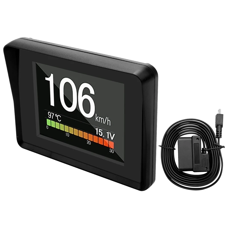 For Car A203 OBD2 On-Board Computer Car Digital Computer Trip Display Speed Fuel Consumption Gauge OBD2 Scanner