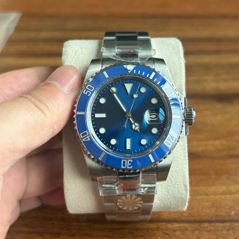 

Customized Brand 40mm Men's Automatic Movement 904l Stainless Steel Sapphire Glass Luxury Watches-r