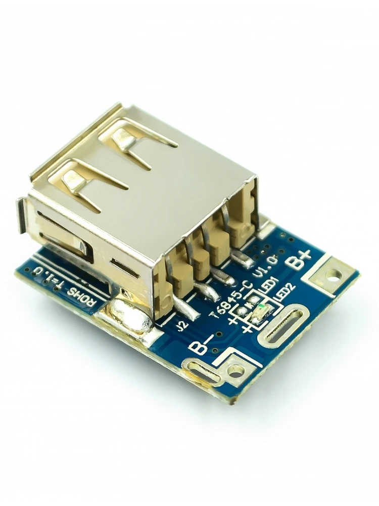 5 Stück 5V-Boost-Modul Lithium-Batterie-Ladeschutzplatine / Parfüm-Boost-Modul Hauptplatine / 134N3P-Schema DIY-Ladegerät – Detail 2