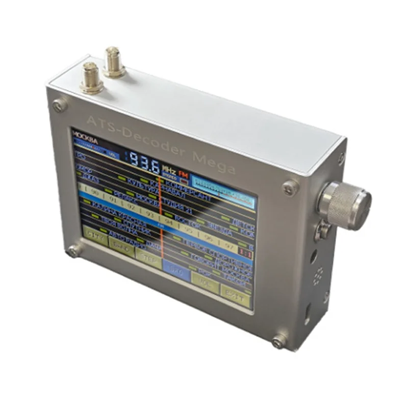 B29C-ATS Decodificador SI4732 Receptor de rádio Full Band FM RDS AM LW MW SW SSB DSP com tela colorida de 4 polegadas
