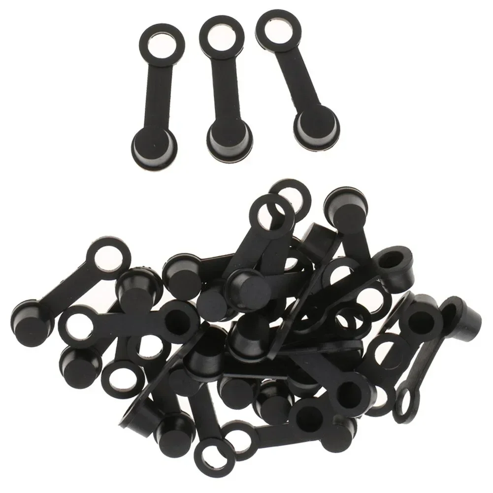 20Pcs Brake Bleeder Screw Cap Grease Zerk Fitting Cap Rubber Dust Cover Black Oil Drain Screw Cap Brake Caliper Sealing Nipple