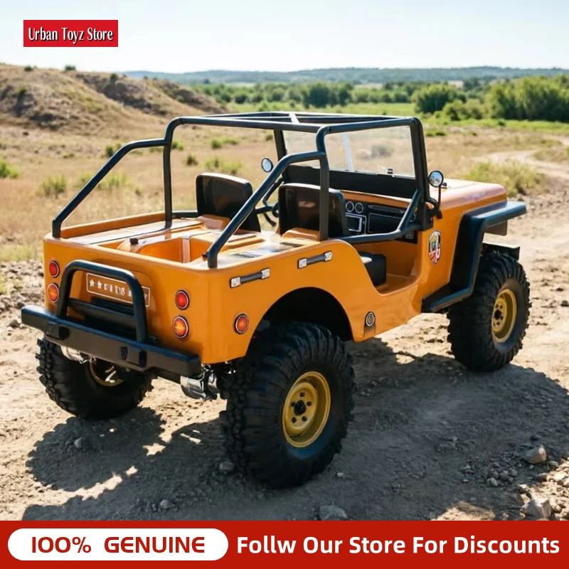 

RGT EX86010 CJ 1/10 4WD Electric RC Car, 2.4G Remote Control Off-Road Rock Crawler Simulation Model Toy Gift