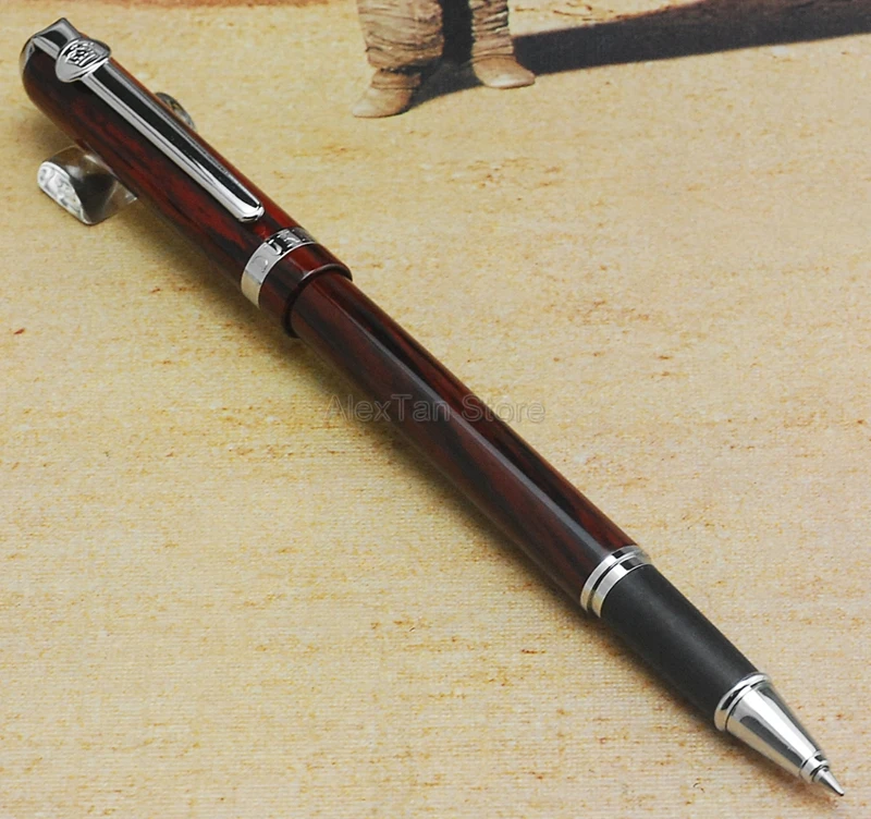 

Duke 962 Elegant Series Roller Ball Pen, Wood Color Writing Gift Pen For Office & School & Home Signature Pen