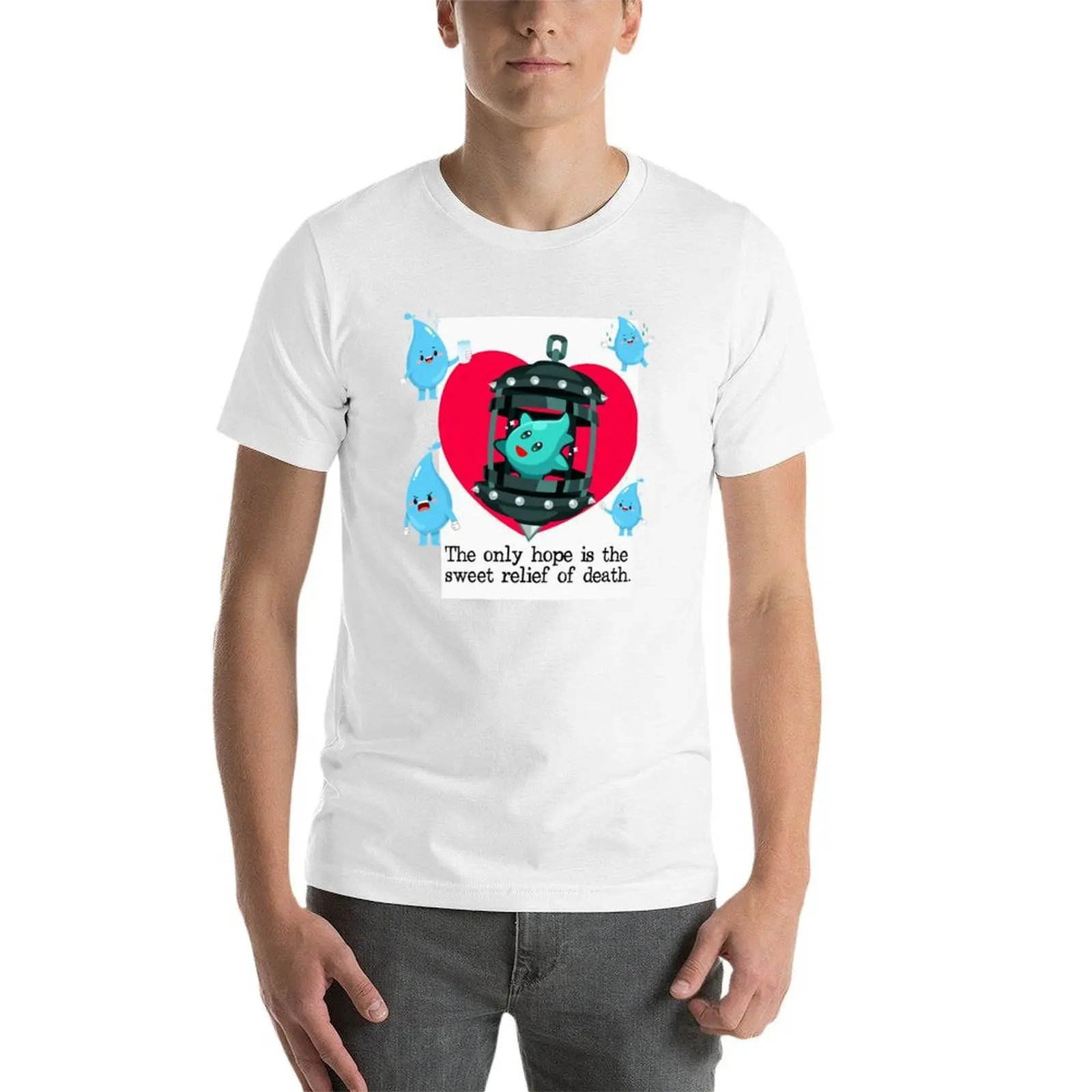 Lumalee-No hay sol, sólo la oscuridad, camiseta para niños, camisetas para hombre, camiseta gráfica para hombre, camiseta de diseñador