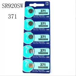5PCS/LOT SR920SW AG6 Botton cell 371 for watch battery