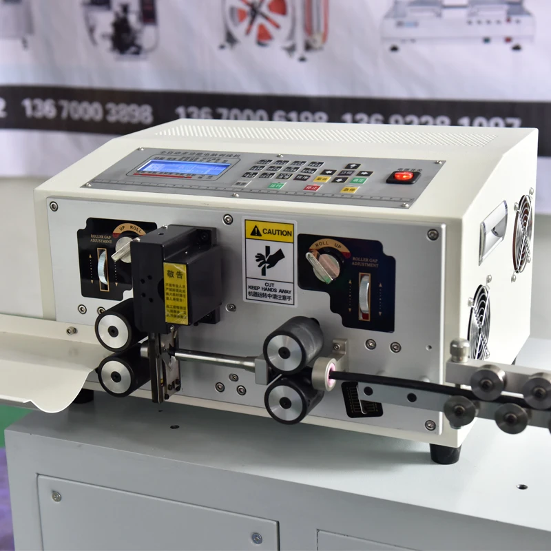 800-16mm2 Fully Automatic Cable Cutting Striping Machine Copper Wire Stripping Machine Automatic
