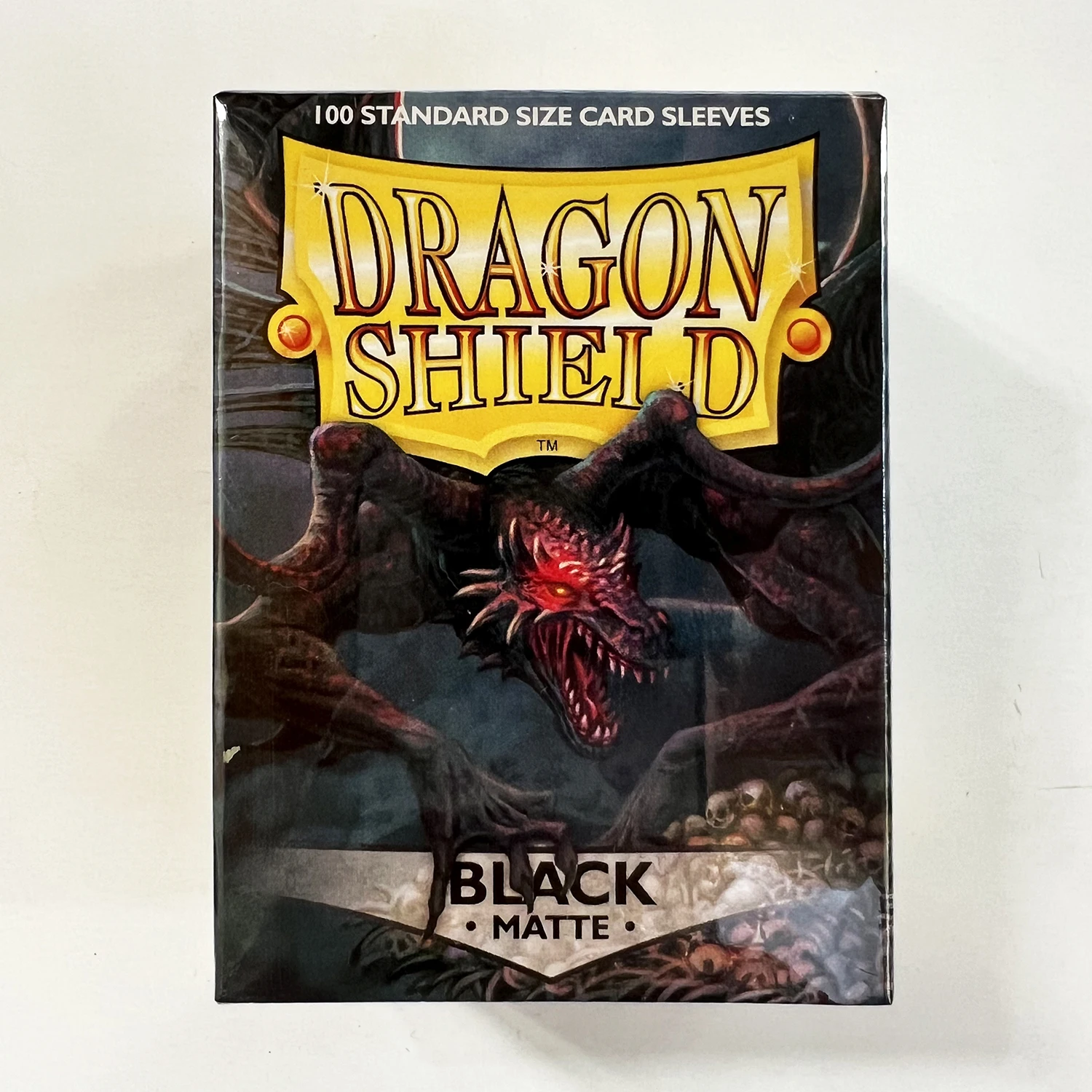 100 TEILE/LOS Dragon Shield Matt Blau/Schwarz/Klar Deck Schutzhüllen Brettspiel Abdeckung Standardgröße Für TCG/PKM/MTG 66x91mm