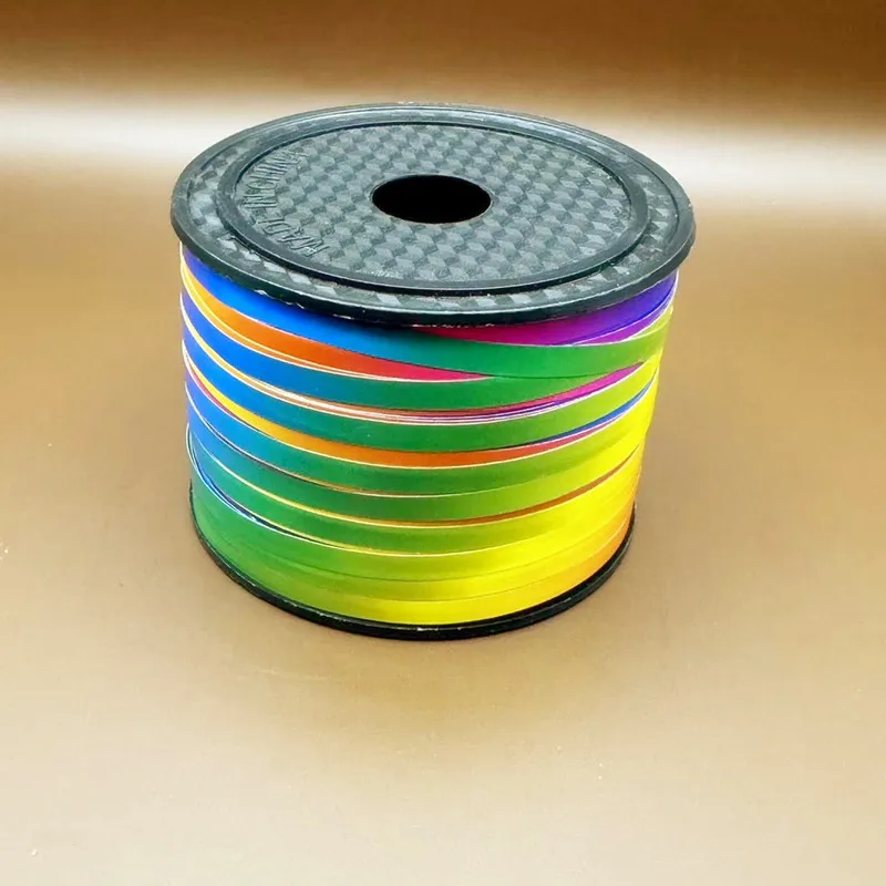 100/250/500 yards/rolle Kunststoff Laser Band 5mm Ballon Bänder Hochzeit Dekoration Folie Satin Band Curling DIY Zubehör – Detail 7