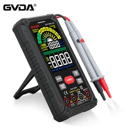 GVDA Digital Multimeter Auto Range DMM Voltmeter True RMS DC AC Voltage Tester Professional Multimetro Rechargeable Multitester