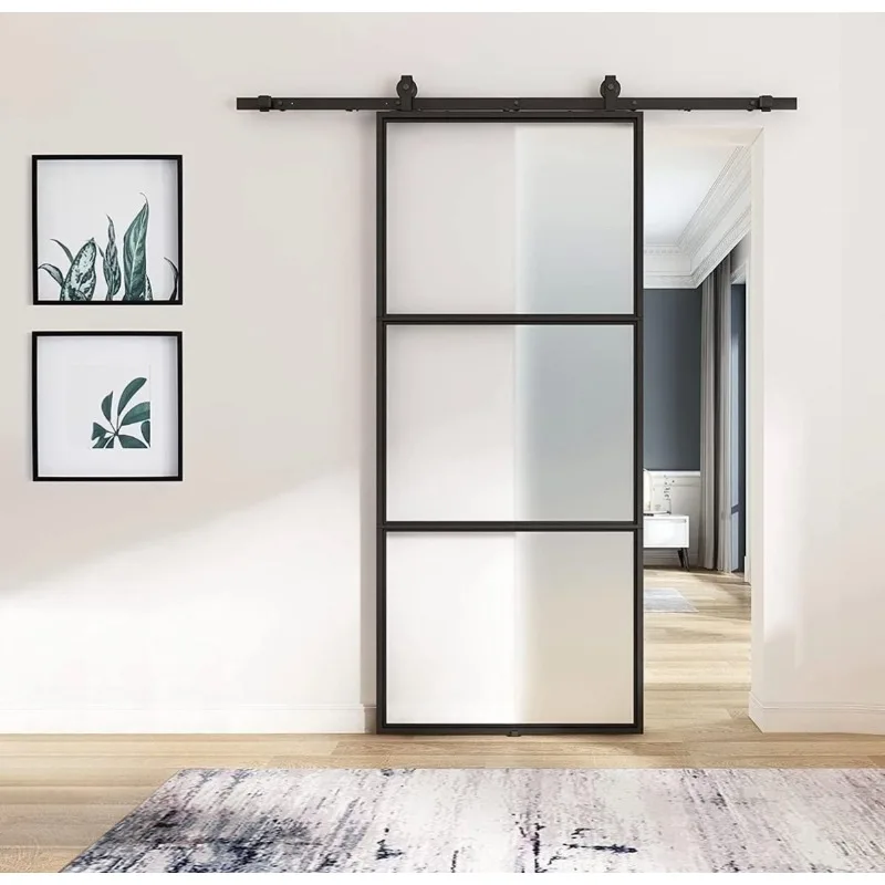 Steel Barn Doors Factory Manufacturer Custom Fireproof Steel Windows Modern Design French Style Fine Frame Heat Breaking Scrub