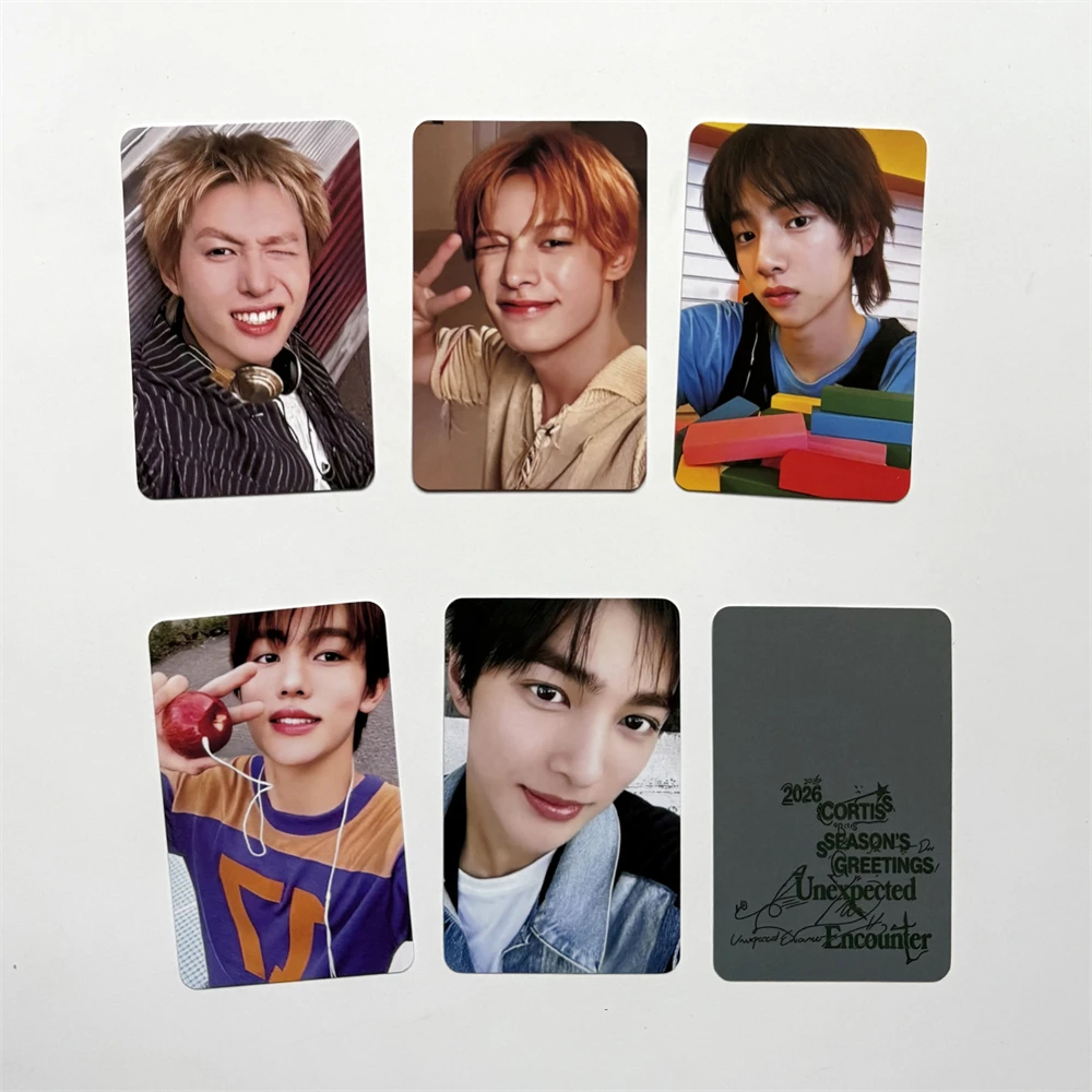 10개입 KPOP 코르티스 포토카드 2026 시즌 그리팅스 멤버 양면 엽서 주훈 제임스 마틴 케온호 로모 카드 팬 선물