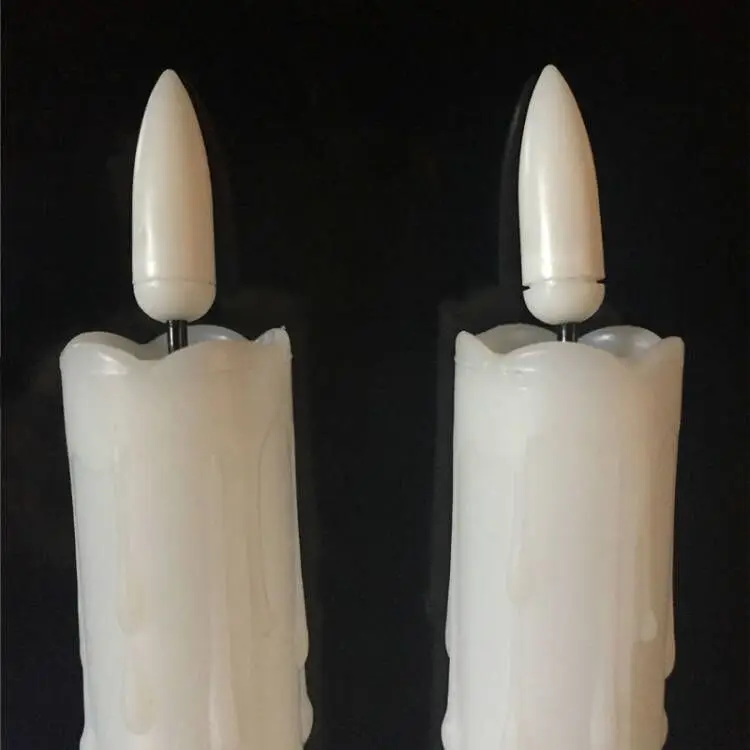 Led taper Stick Candle 3D Wick Flickering Simulated dip wax Battery Operated w/Remote Wedding Home Table Party Decorative Lights