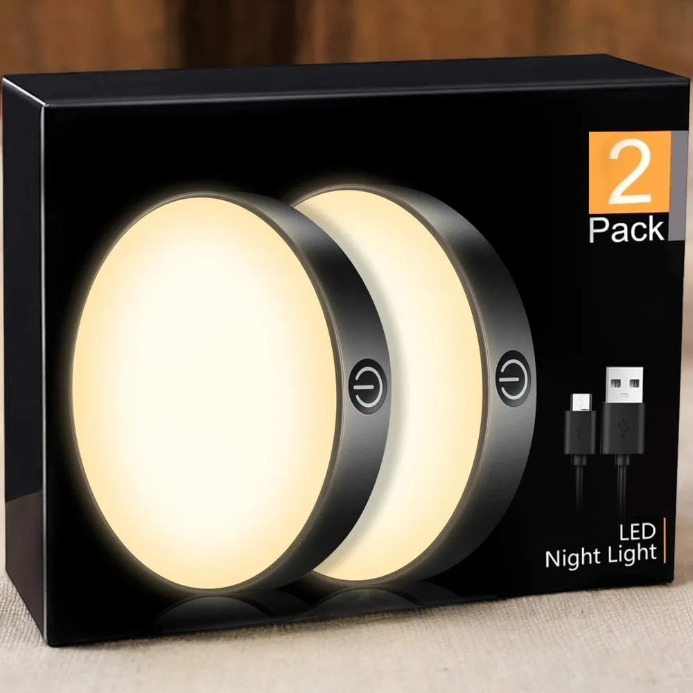 Energy-Efficient and Versatile Compact Dimmable LED Night Light with Built-in 1000mAh Battery - Convenient Use in Wardrobe, Bedr