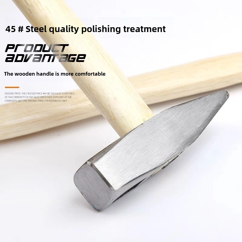 Durable Metalworking Iron Hammer for Welding Slag Removal Electrician Tool Lightweight Mini Chisel Hammer with Ergonomic Handle