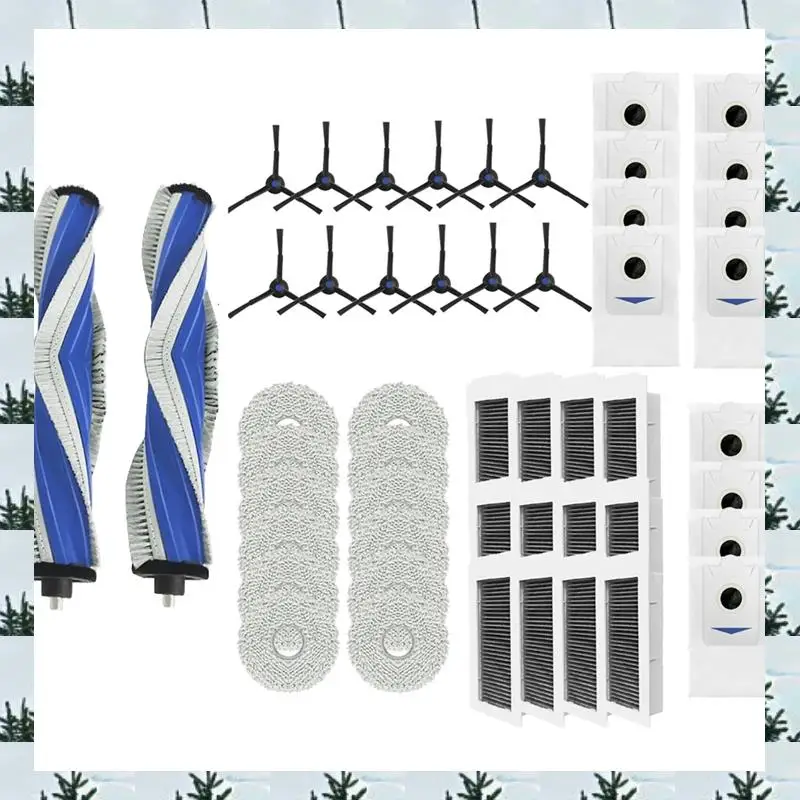 

ABLG 50 Pcs For Ecovacs X5 Pro / X5 Omni Sweeping Robot Accessories Cleaner Parts Replacement