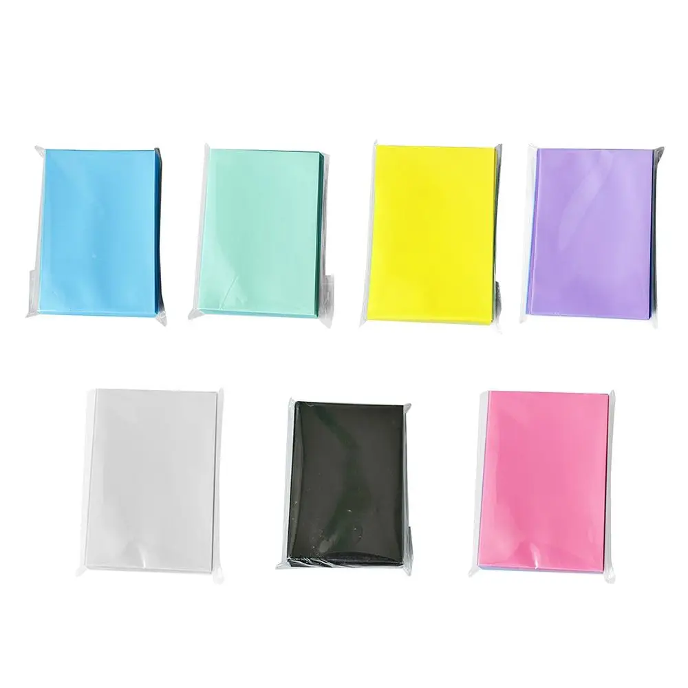 61x91mm Kpop Card Sleeves 3 Inch Game Cards Protector Photocard Holographic Protector Album Binder