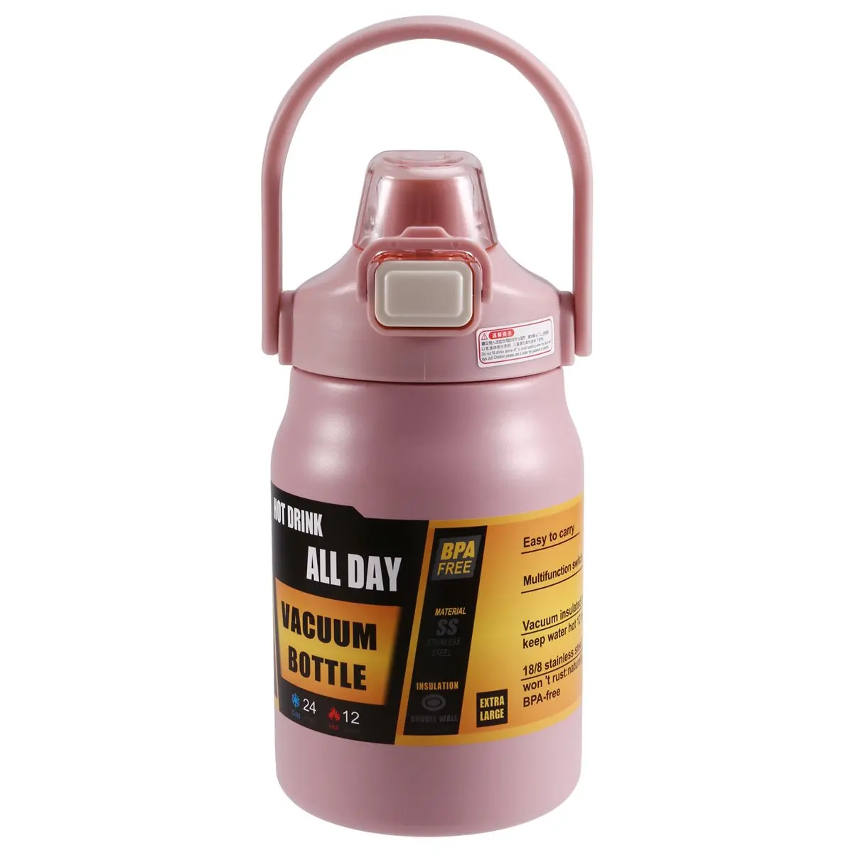 304 Stainless Steel Double Drinking Portable Pot Big Belly Cup Portable Mountaineering Cup 800ML Large Capacity