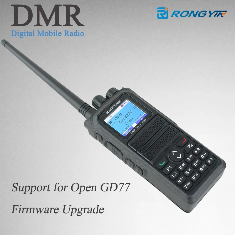 Baofeng DM-1701 Walkie Talkie Open GD77 DMR Radio Digital Analog UHF VHF 5W Dual Time Slot Tier1 Tier2 DM1701 Upgrade of DR-1801