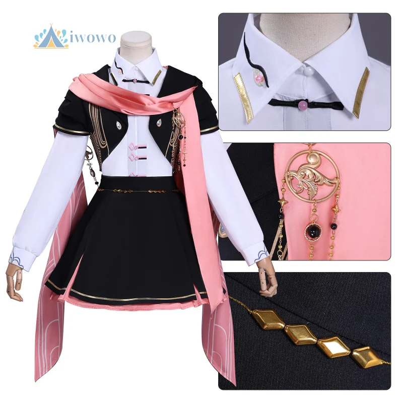 لعبة الهالوين دموع ثيميس اللاعب ملكة جمال المحامي كوسبلاي الميزان زي سحر القلب مع فستان أسود ملابس أنيمي الكبار #1