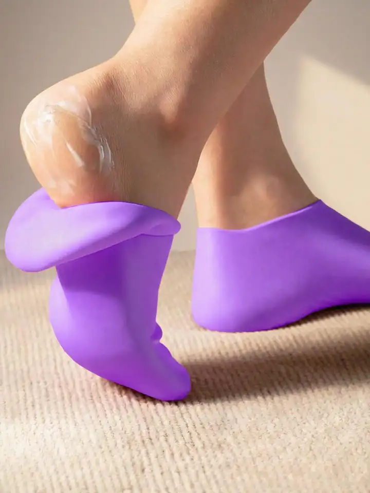 Silicone Moisturizing Foot Socks for Soft Feet