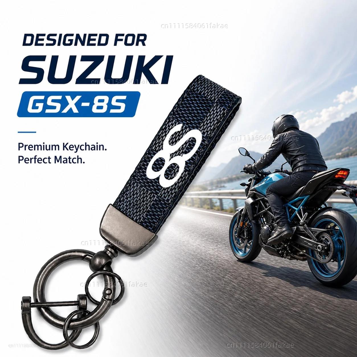 For SUZUKI GSX-8S GSX8S GSX 8S 2023 All Years Motorcycle Keychain Custom Logo Gift for Rider Men Women