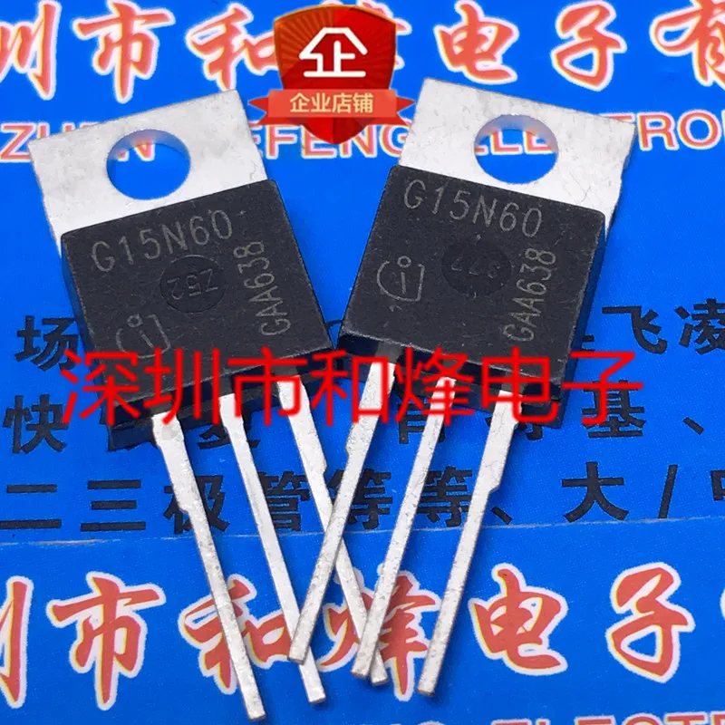 Free shipping  G15N60 TO-220 600V 15A       10PCS