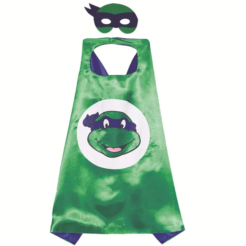 One Piece Hot Teenage Mutant Ninja Turtles Child Cloa Cosplay Party Cloak Male Hero Doublelayer Adult Cosplay Halloween Costumes