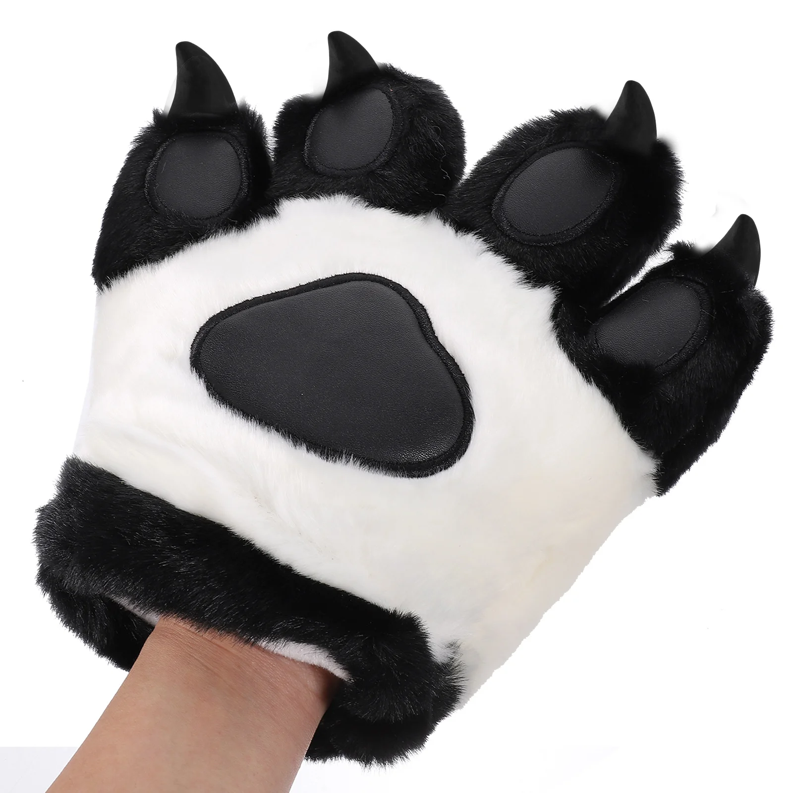 

8 Pcs Obtuse Angle Nails Halloween DIY Paw Gloves Accessories Soft Material Realistic Nails Perfect Fit Fursuit Cosplay Animal