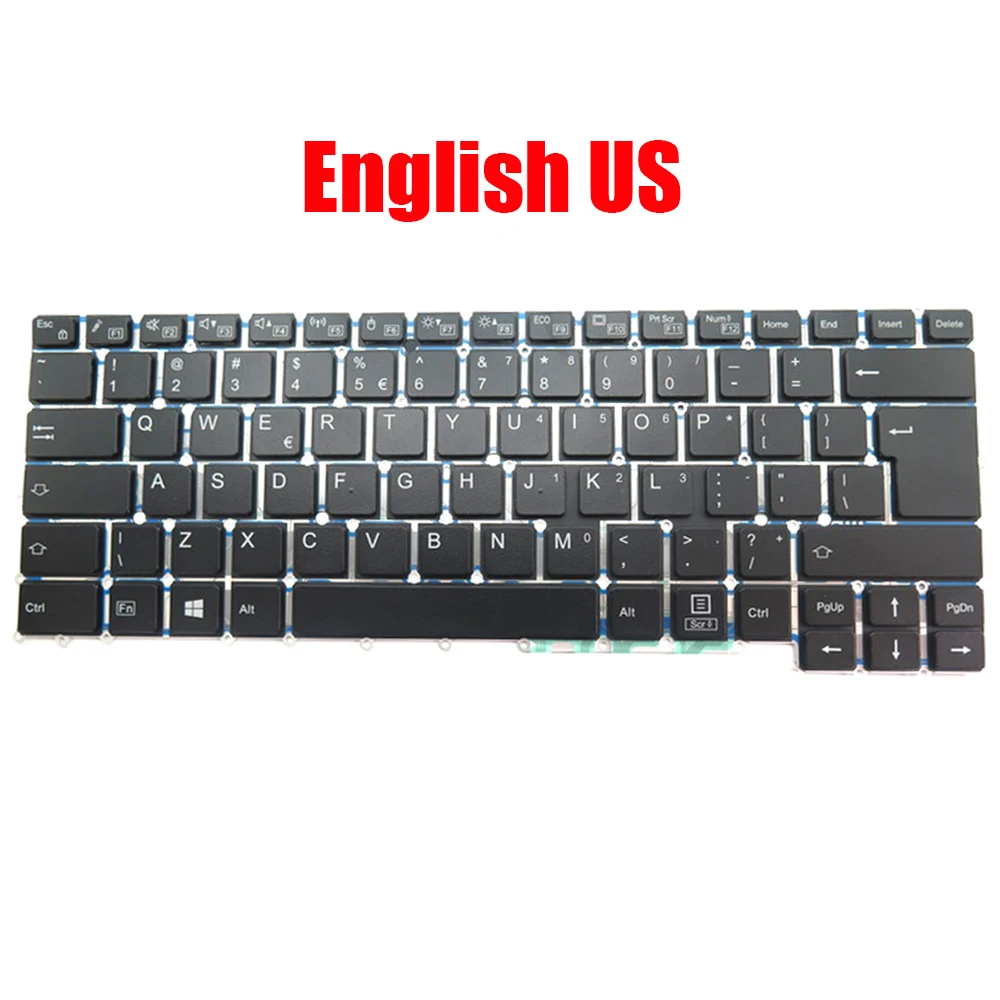 Laptop Keyboard For Fujitsu For LifeBook NC05007-B110 CP726099-02 H1-01A English US Black Without Backlit Big Enter New