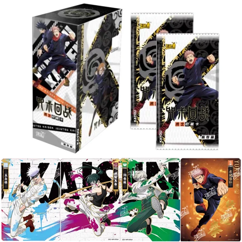 KAYOU Original Jujutsu Kaisen Anime Collection Card UR BP Yuji Itadori Fushiguro Megumi Gojo Satoru Character Game Card Toy Gift