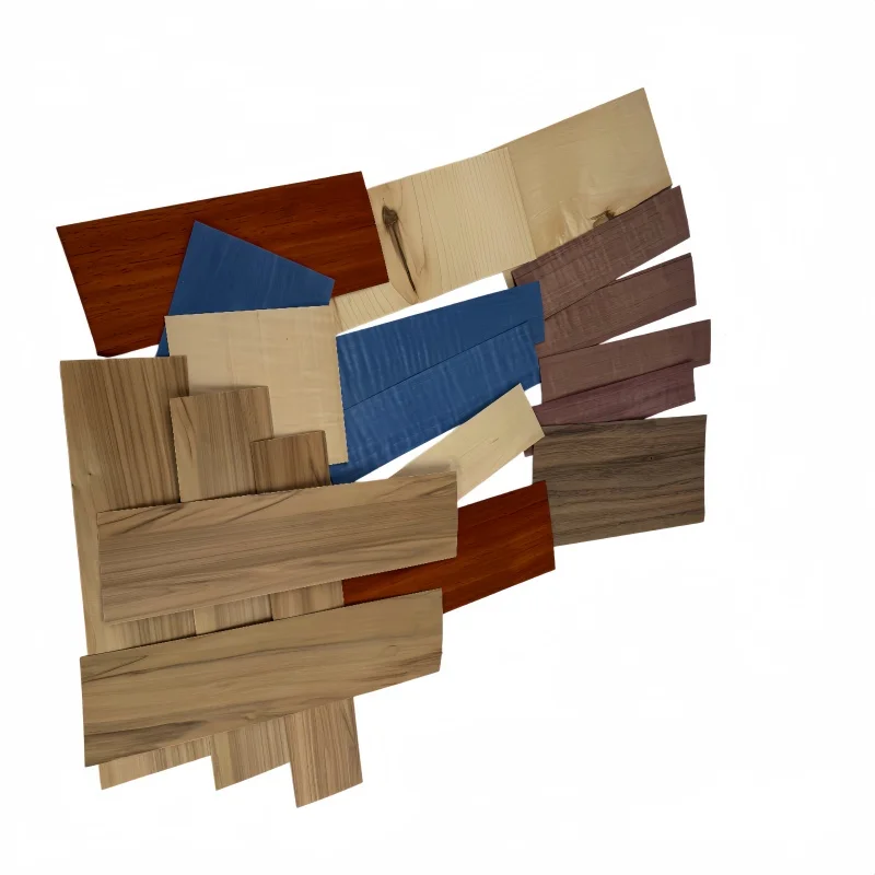

0.5mm（Mixed Veneer Sheets Pack） Natural Wood Veneer Offcuts Exotic Veneer DIY Craft Material Guitar body veneer