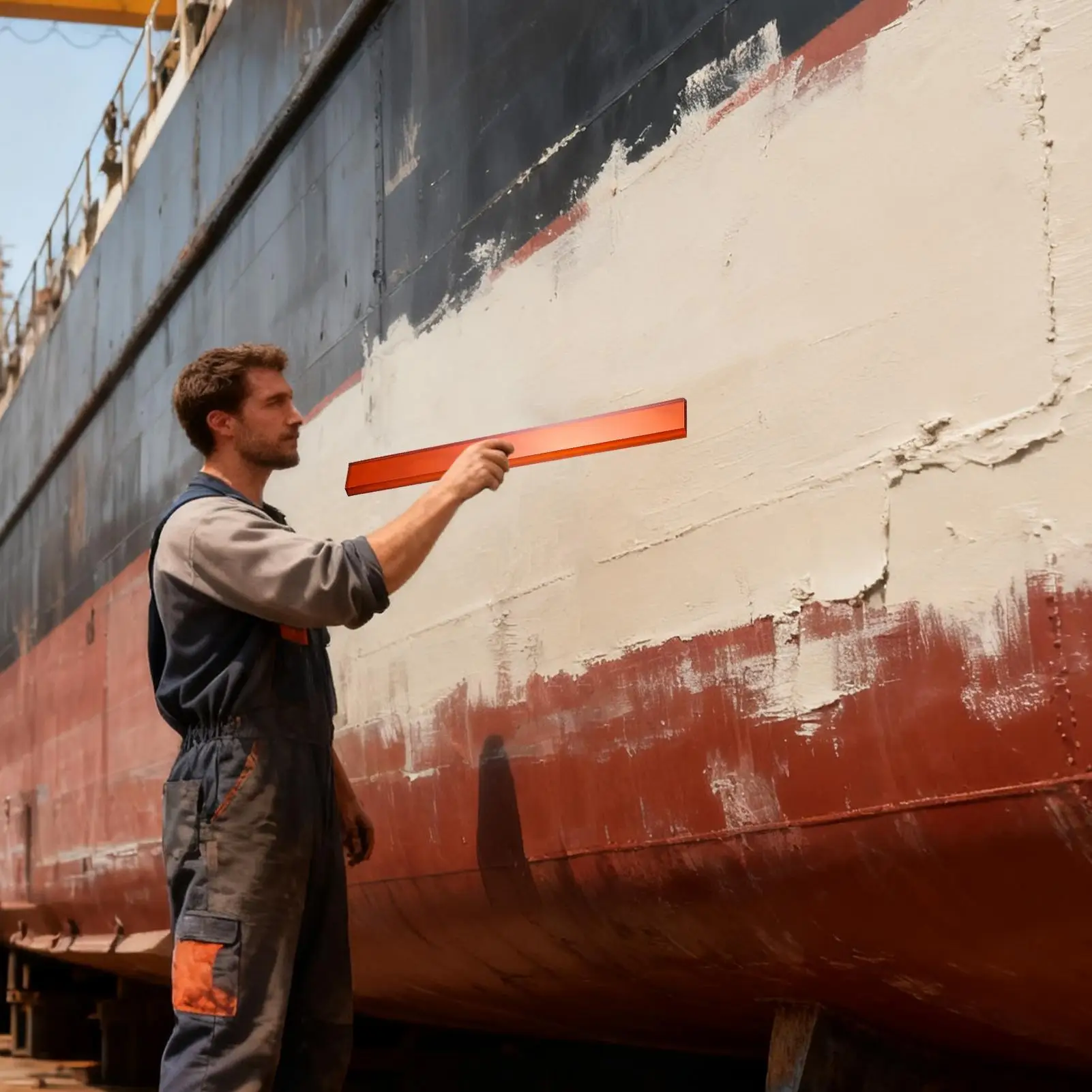 Trockenbau-Spatel, Schlamm-Finishing-Reparatur-Werkzeug, Gips-Malerei-Schaber für Garage, Werkstatt, Bau, Zuhause, Badezimmer, draußen, drinnen