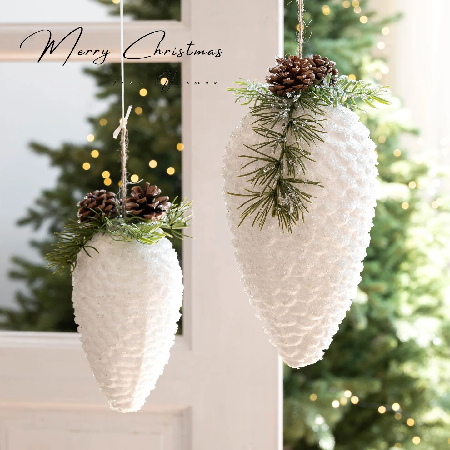 

Christmas Decoration Simulation Pinecone Pendant Festival