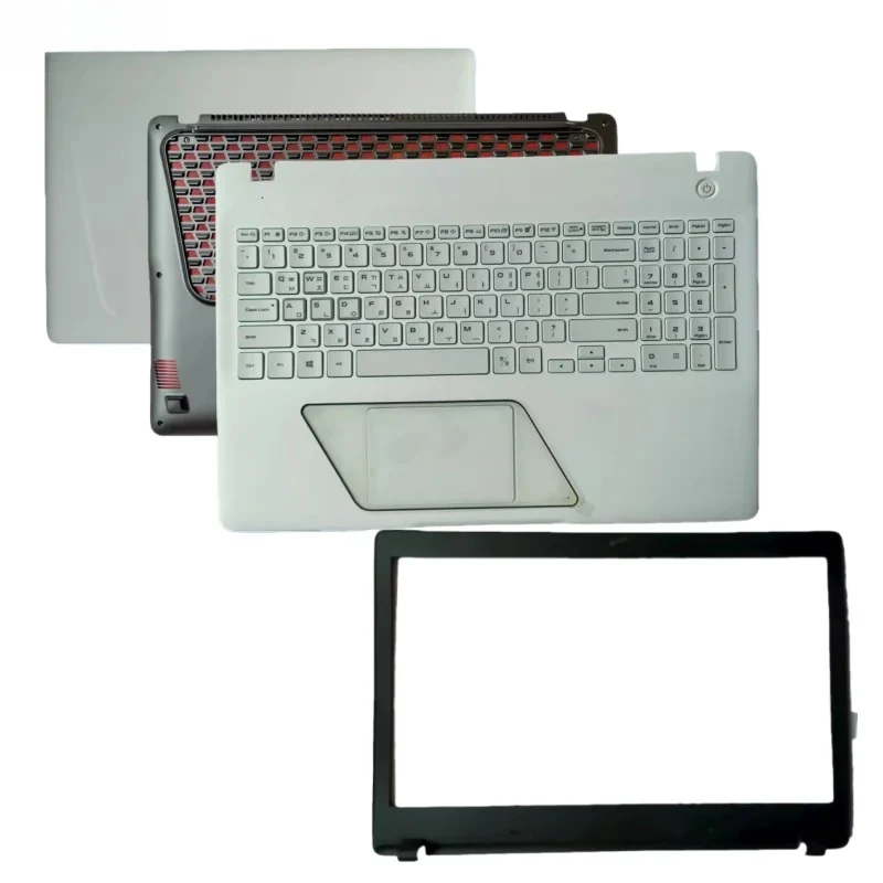 Carcasa para Dragon Knight 8500GM 800G5M 810G5M 800G5W 800G5H: Tapa Inferior, Tapa del Reposamanos, Teclado y Tapa Trasera del LCD