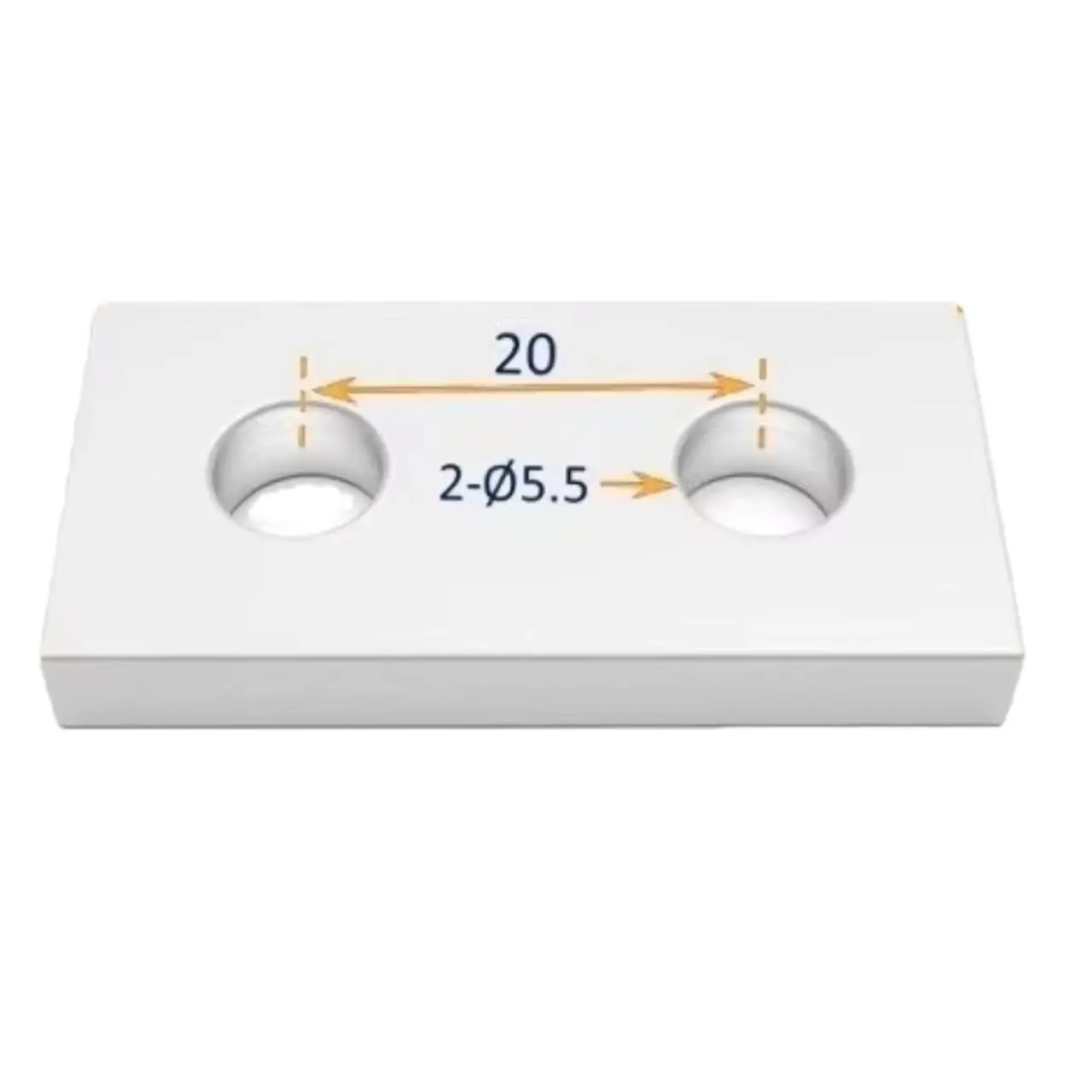 Aluminum Alloy Connecting Plate 2020/3030/4040 Aluminum profile 2-hole, 3-hole, 4-hole vertical connection plate
