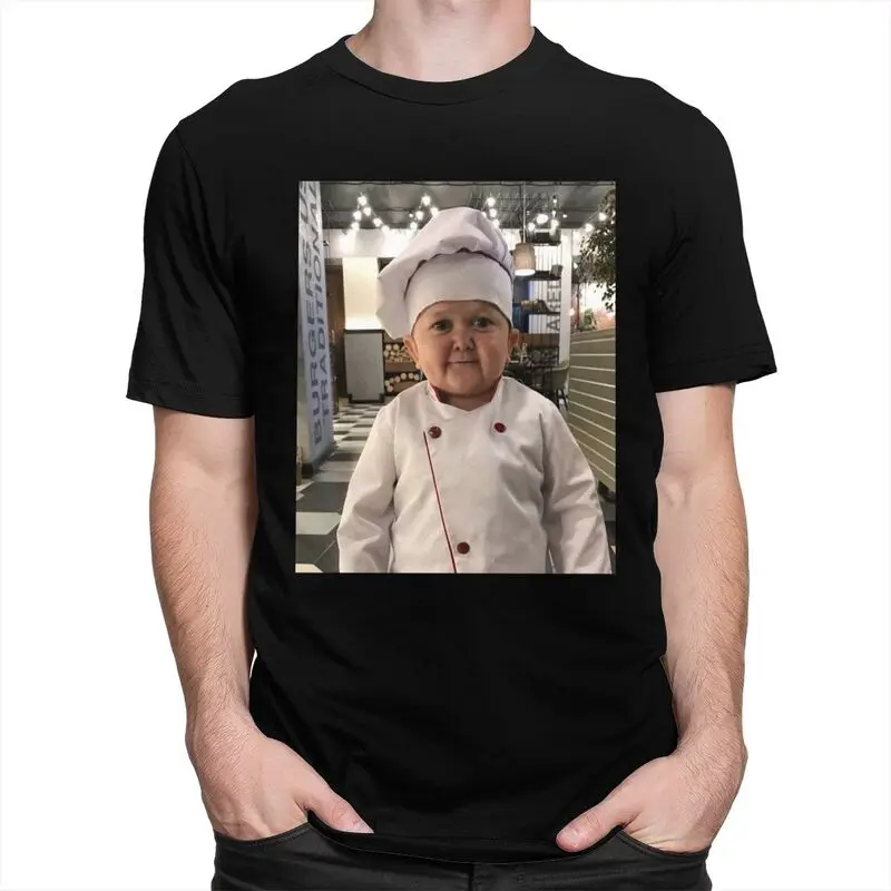 Custom Hasbulla Cooking Master T Shirt Men Short-Sleeve T-shirt Casual Tee Pure Cotton Slim Fit Tshirts Merch