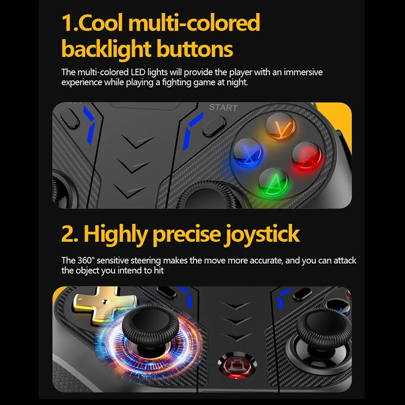 Imagem -05 - Gamepad sem Fio Ipega Joystick Bluetooth para Nintendo Switch Android Ios pc Ps3 Controlador de Jogo para Telefones Inteligentes 2.4g Pg-9218