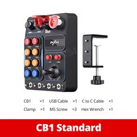 PXN CB1 Simulator Race Central Control Box 30Programmable Button Linkage Lever One Click Start Stop RGB Racing Game Panel for PC