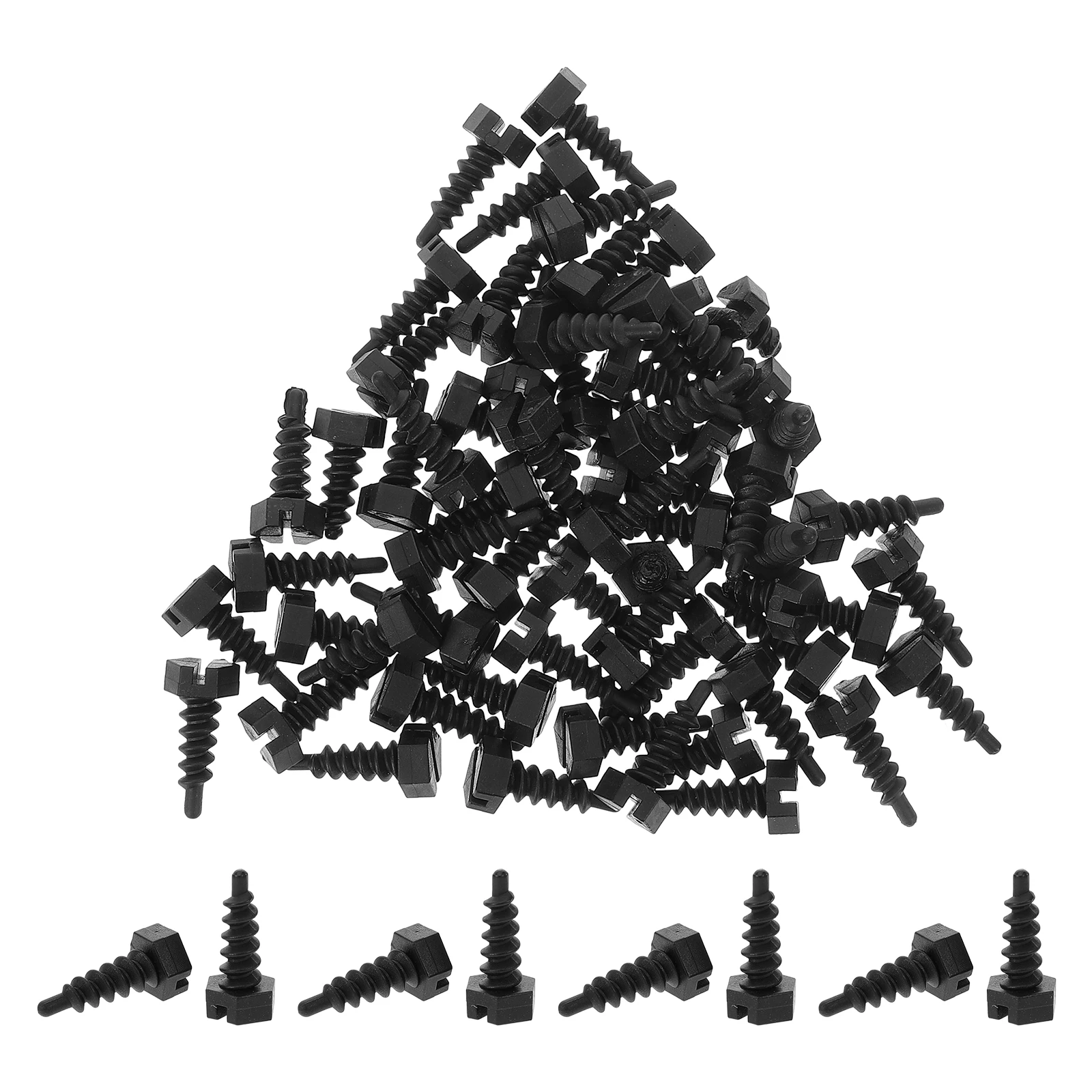 

100 Pcs Root Control Screws Hexagonal Plastic Durable Easy Installation Trees Soil Gardening Grafting Rooting Plants