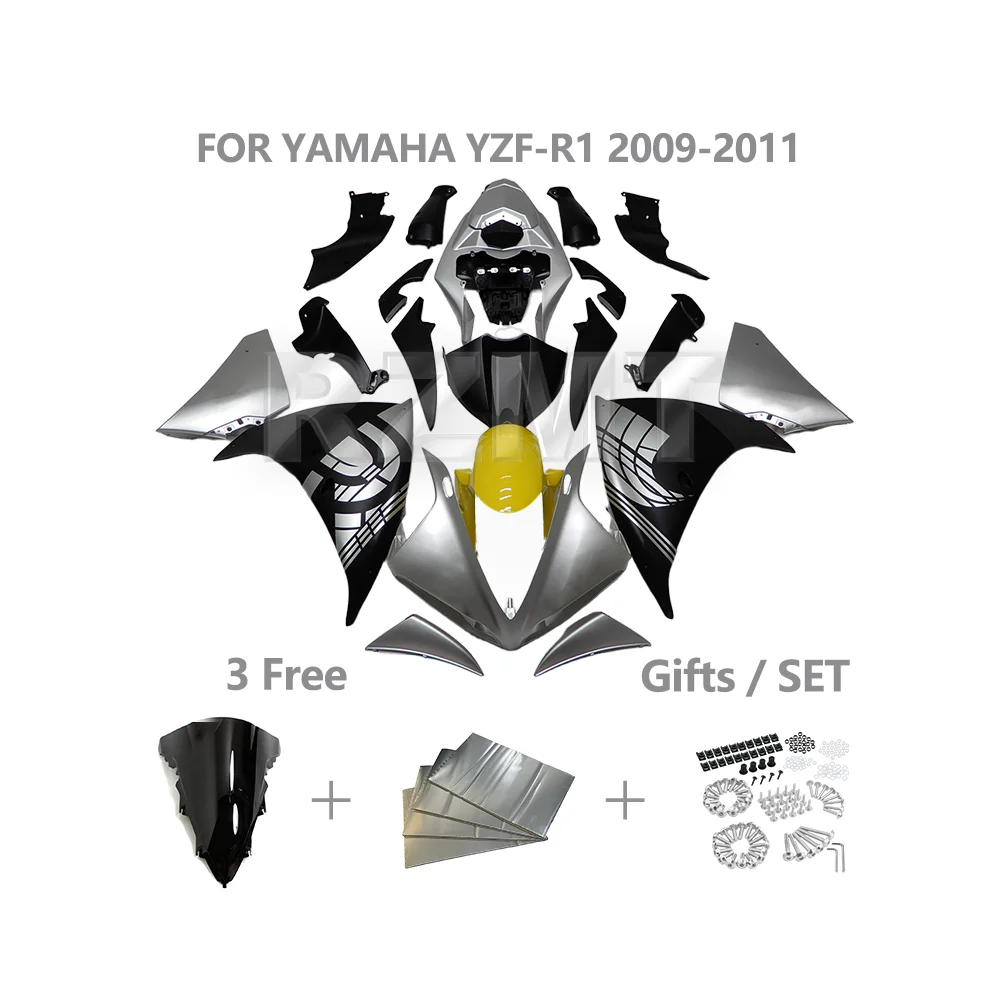 

Для YAMAHA R1 2009-2011 обтекатель мотоцикла индивидуальный полный комплект кузова YZF R1 обтекатели ABS инъекционная рама мотоцикла Y1009-105a