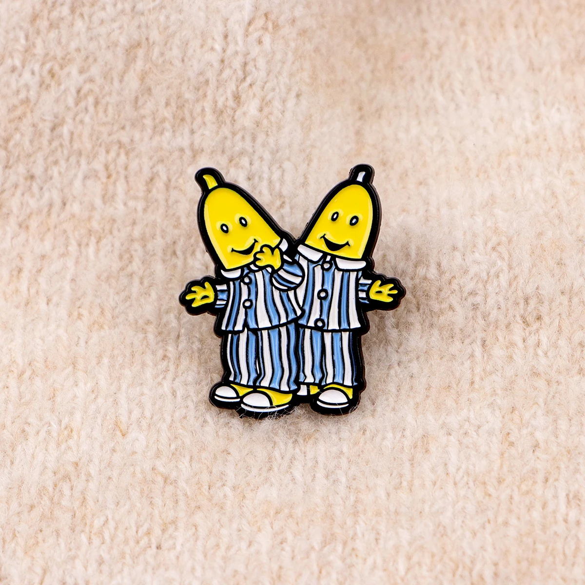 Funny Pajama Banana Man Enamel Pins Cartonn Fruit Brooch Lapel Pin Badge on Backpack Clothing Accessories Fashion Jewelry Gifts view 5