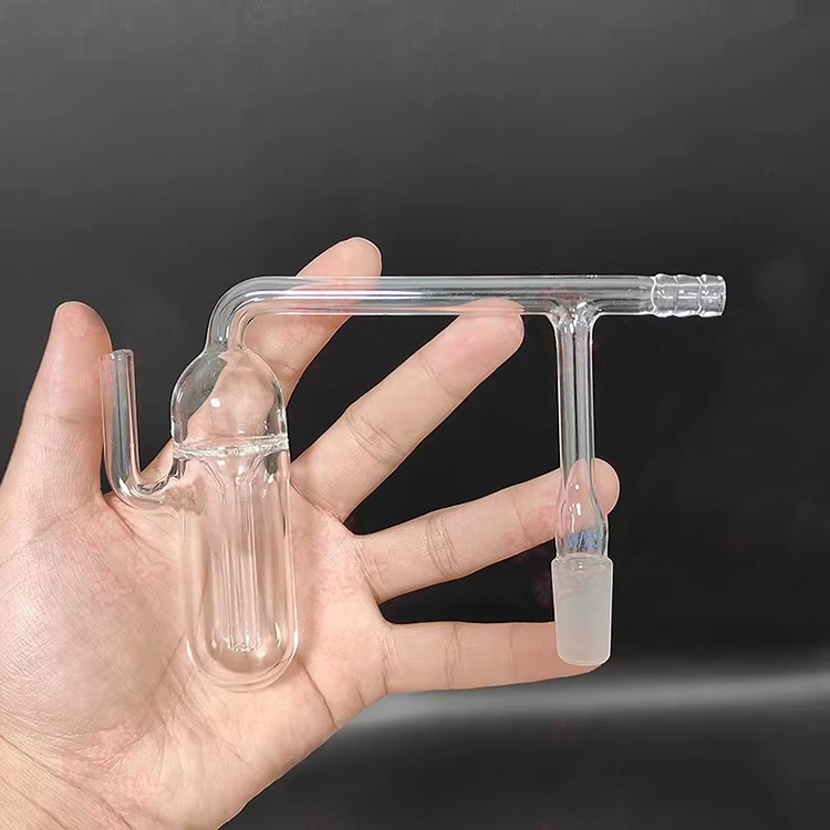 

1 шт. Новый горизонтальный газовый бабблер (воздушный пузырьковый фильтр) со стандартным коническим соединением 29/32, 14/23, 24/29, 24/40