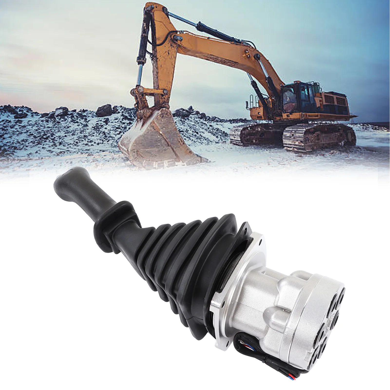 Excavator Joystick 410113‑00146  Size Abrasion Proof Excavator Joystick Controller Assembly Alloy Steel for Replacement